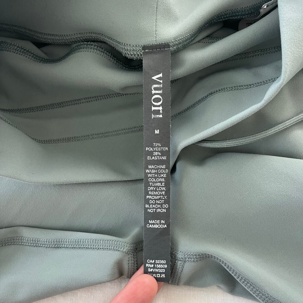 Vuori Daily Leggings High Rise Drawstring Blue Green Activewear Yoga Pants - Picture 9 of 14